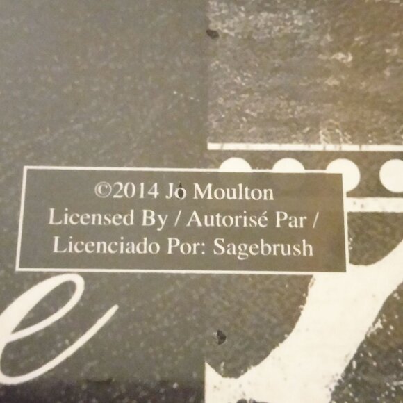 Recollections Live Laugh Love Memory Box Photo Storage Jo Moulton Sagebrush New - Picture 14 of 14